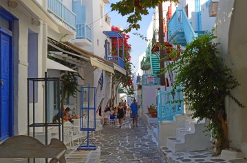 A street in Mykonos