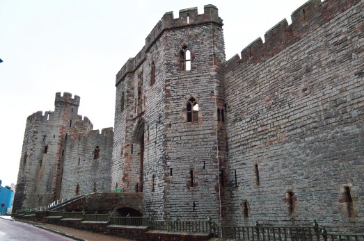 The Kings Gate and the walls of Caernarfon Castle