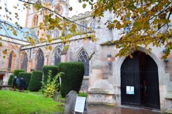 Church of the Holy Trinity in Stratford-upon-Avon, where Shakespeare is buried