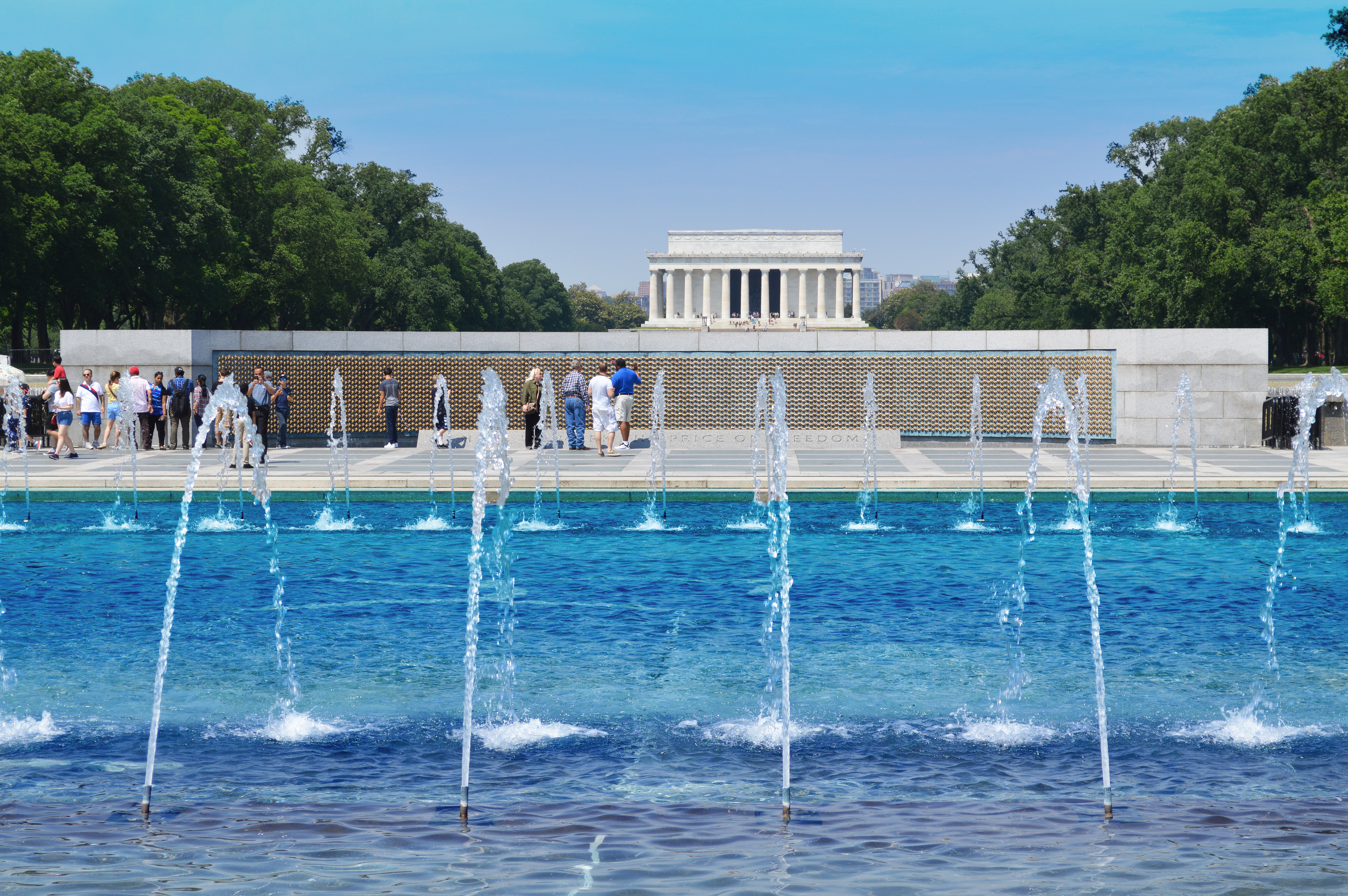 WW II Gold Stars on Memorial