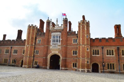 The gate to the inter courtyard of Hampton Palace