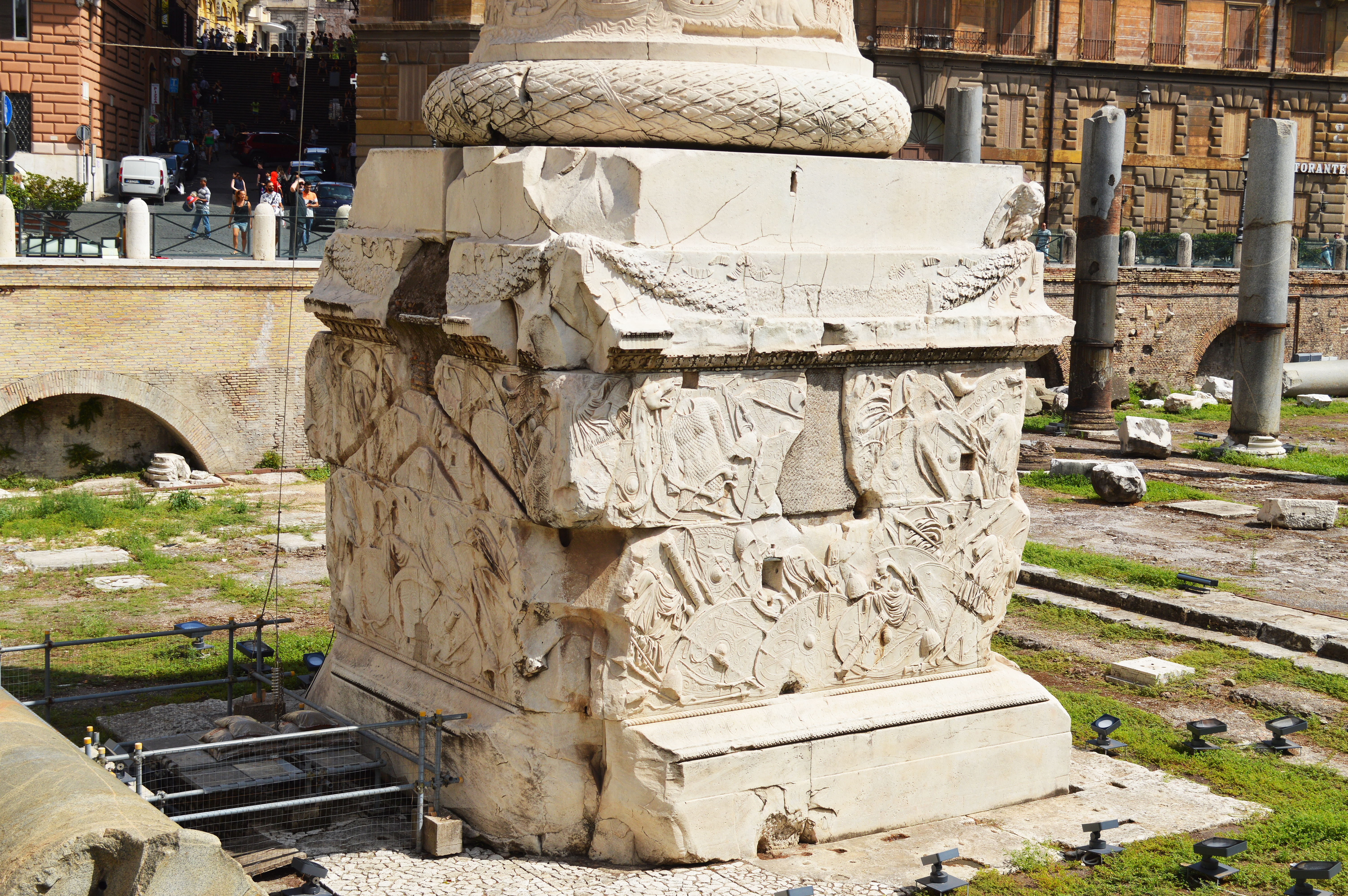 The base of Trajan's column
