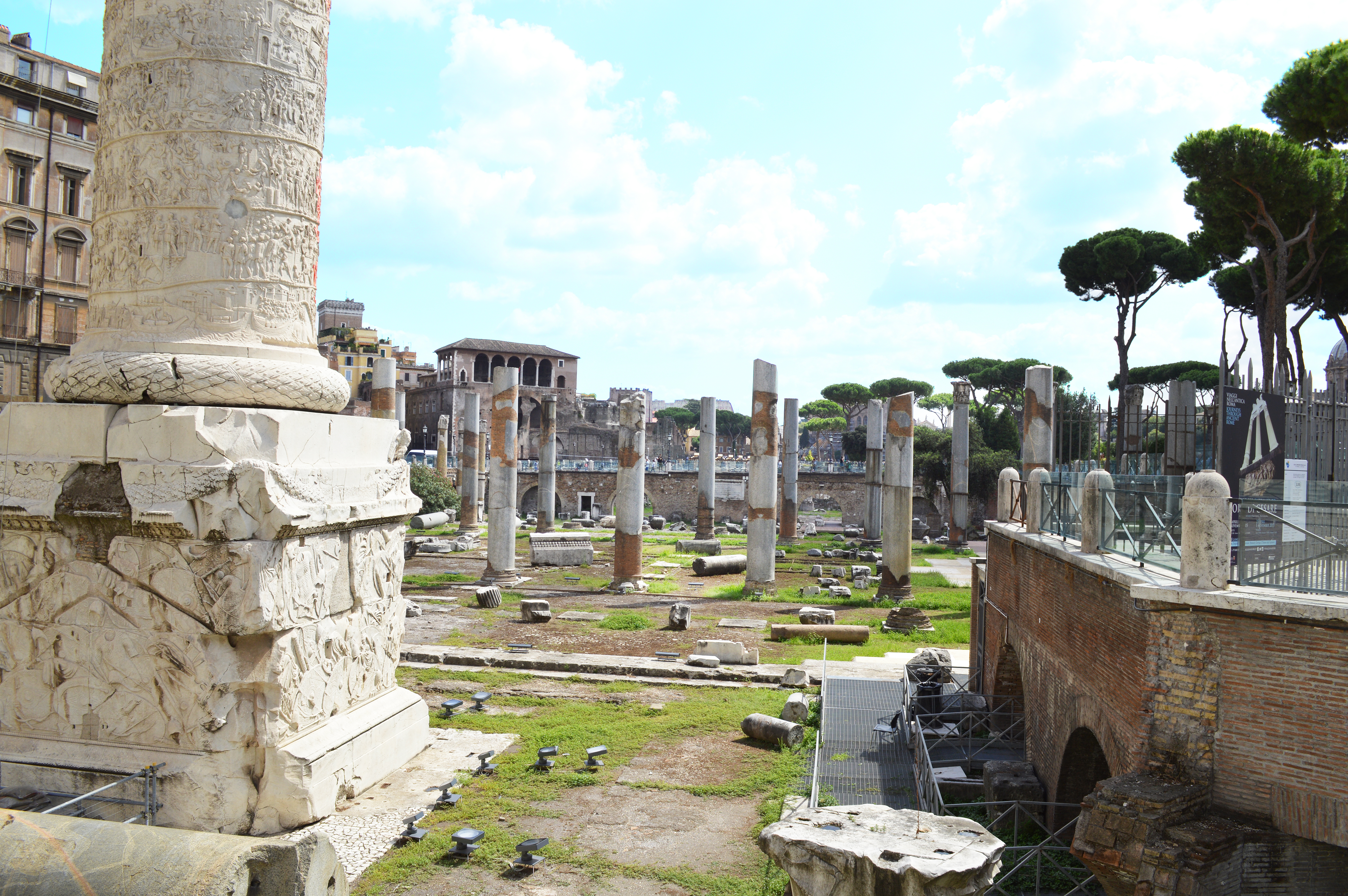 The ruins of the Forum of
