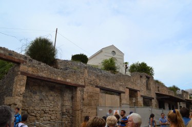 A church setting above Pompeii