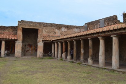 The exercise yard of the Stabian Bath
