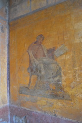 The portrait of a poet on the House of Menander