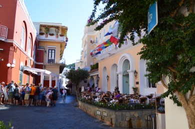 street of Capri street one