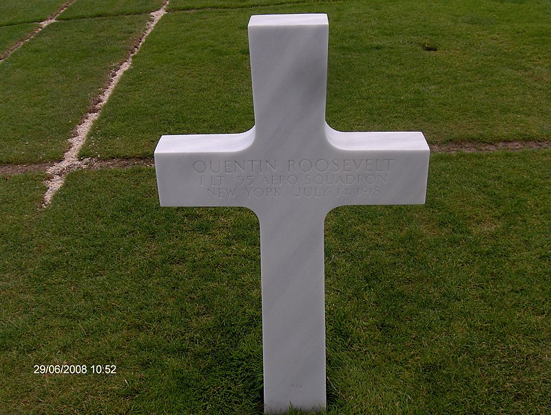 800px-Quentin_Roosevelt_headstone