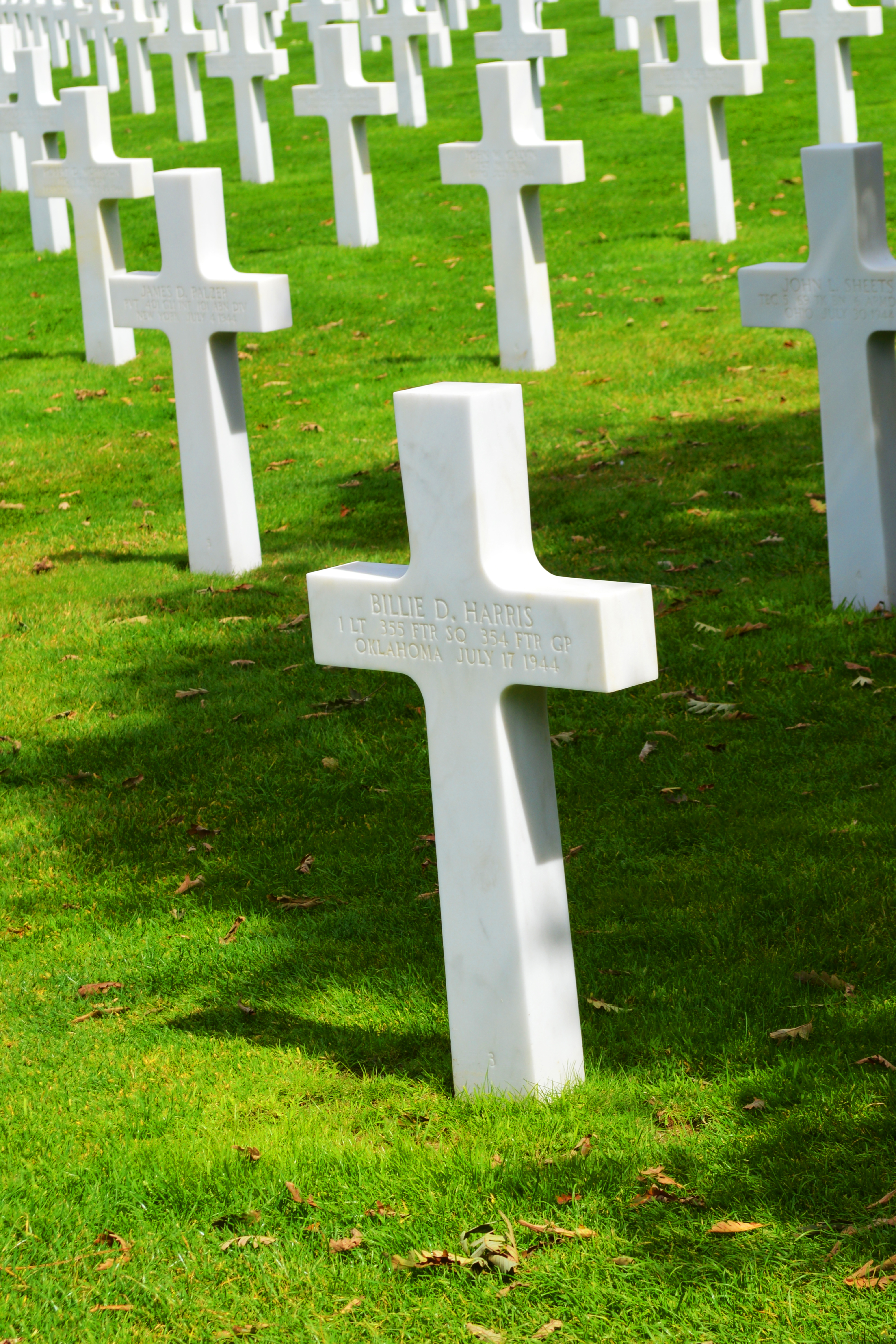 The Grave of Billie D Harris