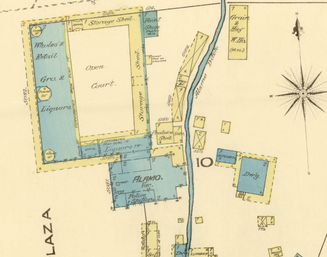 Sanborn map of San Antonio 1885