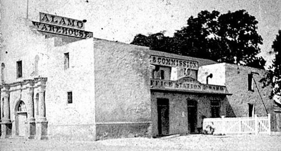 the Alamo church as it was a warehouse