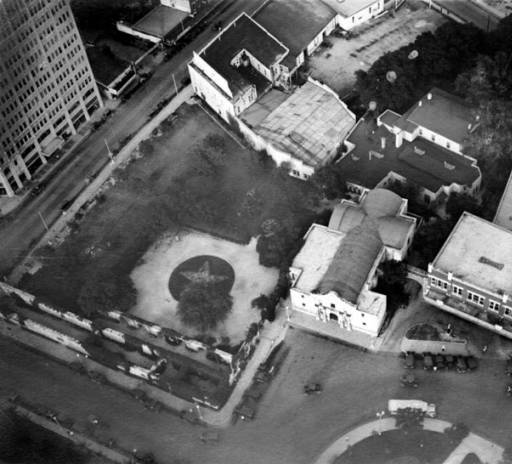 The Alamo grounds